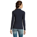 Marineblau - Lifestyle - SOLS Damen Pique-Polo-Shirt, langärmlig