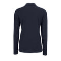 Marineblau - Pack Shot - SOLS Damen Pique-Polo-Shirt, langärmlig