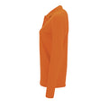 Orange - Pack Shot - SOLS Damen Pique-Polo-Shirt, langärmlig