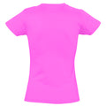 Bonbonrosa - Back - SOLS Imperial Damen T-Shirt, Kurzarm, Rundhalsausschnitt