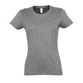 Grau meliert - Front - SOLS Imperial Damen T-Shirt, Kurzarm, Rundhalsausschnitt