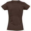 Schokolade - Back - SOLS Imperial Damen T-Shirt, Kurzarm, Rundhalsausschnitt