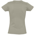 Khaki - Back - SOLS Imperial Damen T-Shirt, Kurzarm, Rundhalsausschnitt