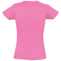 Pink - Back - SOLS Imperial Damen T-Shirt, Kurzarm, Rundhalsausschnitt