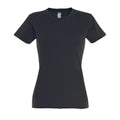 Mausgrau - Front - SOLS Imperial Damen T-Shirt, Kurzarm, Rundhalsausschnitt