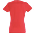 Hibiskus - Back - SOLS Imperial Damen T-Shirt, Kurzarm, Rundhalsausschnitt