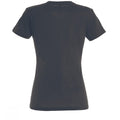Dunkelgrau - Back - SOLS Imperial Damen T-Shirt, Kurzarm, Rundhalsausschnitt