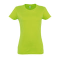 Apfelgrün - Front - SOLS Imperial Damen T-Shirt, Kurzarm, Rundhalsausschnitt