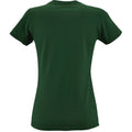 Flaschengrün - Back - SOLS Imperial Damen T-Shirt, Kurzarm, Rundhalsausschnitt