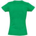 Grasgrün - Back - SOLS Imperial Damen T-Shirt, Kurzarm, Rundhalsausschnitt