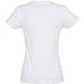 Hellgrau - Back - SOLS Imperial Damen T-Shirt, Kurzarm, Rundhalsausschnitt