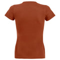 Terrakotta - Back - SOLS Imperial Damen T-Shirt, Kurzarm, Rundhalsausschnitt