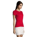 Rot - Back - SOLS Damen T-Shirt, kurzärmlig