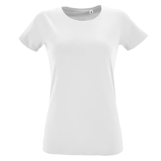 Weiß - Front - SOLS Damen T-Shirt, kurzärmlig