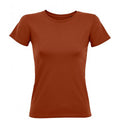 Terrakotta - Front - SOLS Damen T-Shirt, kurzärmlig