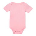 Pink - Front - Bella + Canvas Baby Jersey Kurzarm Body