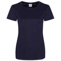 Marineblau - Front - AWDis Just Cool Damen Girlie Smooth T-Shirt