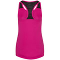 Dunkles Pink - Side - AWDis Just Cool Damen Sport-Top, ärmellos