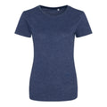 Marineblau meliert - Front - AWDis Damen Tri-Blend T-Shirt Girlie