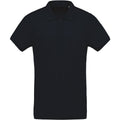 Marineblau - Front - Kariban Herren Organik Pique Polo Shirt