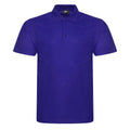 Violett - Front - PRO RTX Herren Pro Pique Polo Shirt