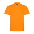 Orange - Front - PRO RTX Herren Pro Pique Polo Shirt
