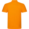 Orange - Back - PRO RTX Herren Pro Pique Polo Shirt