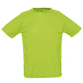 Apfelgrün - Front - SOLS Herren Sporty Performance T-Shirt, Kurzarm, Rundhals