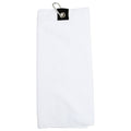 Weiß - Front - Towel City Mikrofaser Golf Handtuch