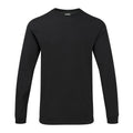 Schwarz - Front - Gildan Herren T-Shirt Hammer, schwere Qualität, langärmlig