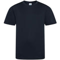Marineblau - Front - AWDis Childrens-Kinder Cool-Smooth T-Shirt.