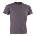 Grau - Front - Spiro Herren Aircool T-Shirt