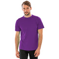 Violett - Back - Spiro Herren Aircool T-Shirt