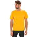 Gold - Back - Spiro Herren Aircool T-Shirt