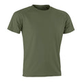 Militärgrün - Front - Spiro Herren Aircool T-Shirt