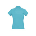 Atollblau - Side - SOLS Passion Damen Polo-Shirt, Kurzarm