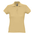 Sand - Front - SOLS Passion Damen Polo-Shirt, Kurzarm
