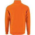 Orange - Back - SOLS Herren Stan Kontrast Zip Sweatshirt