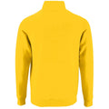 Gold - Back - SOLS Herren Stan Kontrast Zip Sweatshirt