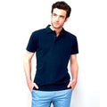 Marineblau - Back - SOLS Herren Summer II Pique Polo-Shirt, Kurzarm