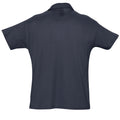 Marineblau - Side - SOLS Herren Summer II Pique Polo-Shirt, Kurzarm