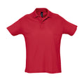 Rot - Front - SOLS Herren Summer II Pique Polo-Shirt, Kurzarm