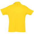 Gold - Back - SOLS Herren Summer II Pique Polo-Shirt, Kurzarm