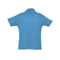 Aqua - Side - SOLS Herren Summer II Pique Polo-Shirt, Kurzarm