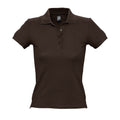 Schokolade - Front - SOLS People Damen Polo-Shirt, Kurzarm