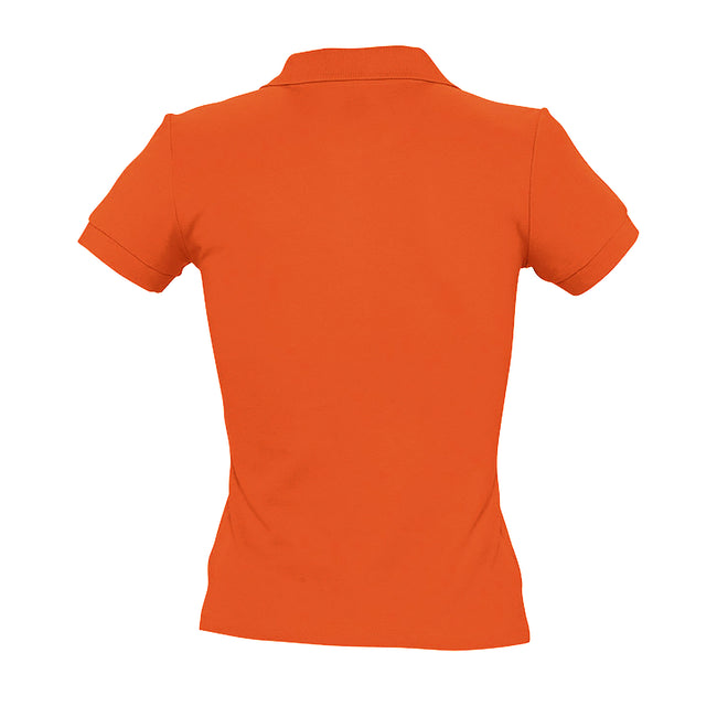 Orange - Pack Shot - SOLS People Damen Polo-Shirt, Kurzarm