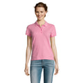 Pink - Back - SOLS People Damen Polo-Shirt, Kurzarm
