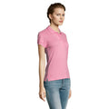 Pink - Lifestyle - SOLS People Damen Polo-Shirt, Kurzarm