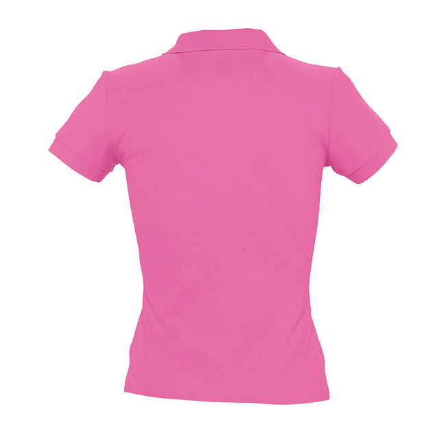 Pink - Pack Shot - SOLS People Damen Polo-Shirt, Kurzarm