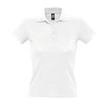 Weiß - Front - SOLS People Damen Polo-Shirt, Kurzarm